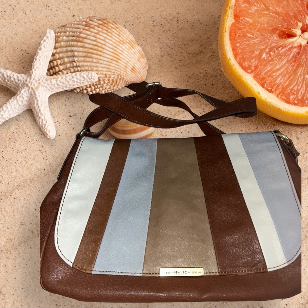 Relic leather crossbody